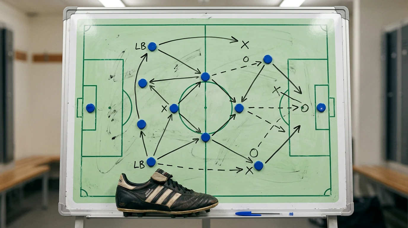 Pizarra táctica con anotaciones del esquema de hándicap asiático mostrando líneas de 0.25, 0.5 y 0.75 aplicadas a un partido de LaLiga